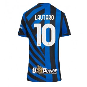 Inter Milan Lautaro Martinez #10 Dámské Domácí Dres 2024-25 Krátký Rukáv